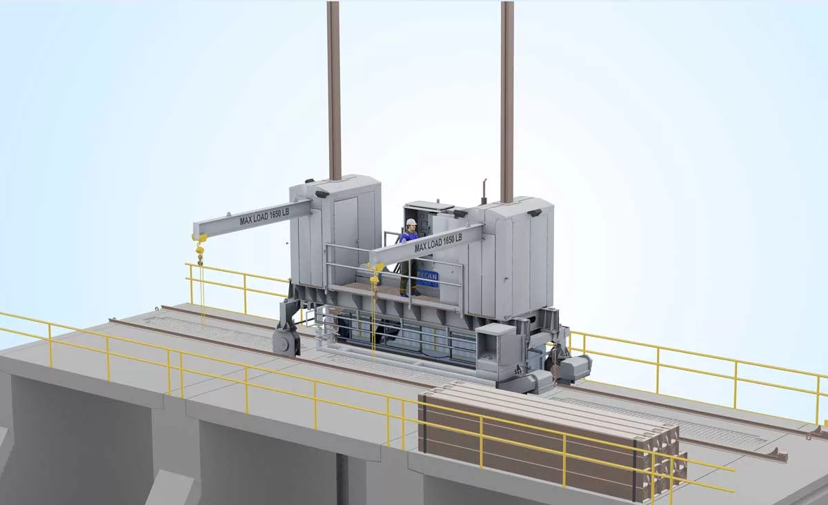 Vertilift Spud Stoplog Lifter